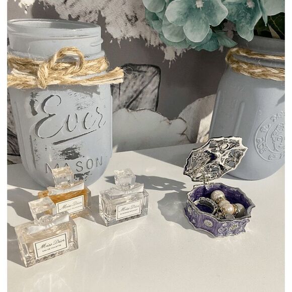 Taylor Avedon Vintage Purple Jewelry / Trinket Box - Picture 2 of 6